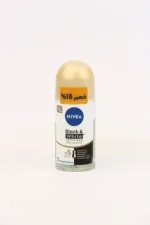 نيفيا Black & White Invisible Silky Smooth رول أون – 50 مل