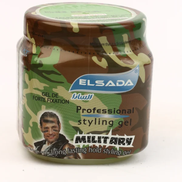 السادا بروفيشنال ستايلنج جل ميلتري 1000 مل | Elsada Military Styling Gel 1000ml