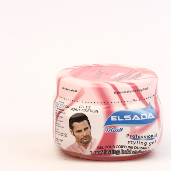 السادا بروفيشنال ستايلنج جل روز 500 مل | Elsada Professional Styling Gel Rose 500ml