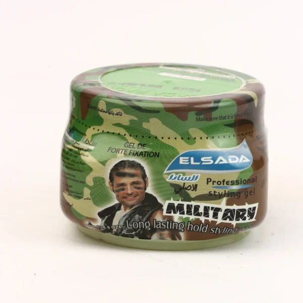 السادا بروفيشنال ستايلنج جل ميلتري 500 مل | Elsada Military Styling Gel 500ml
