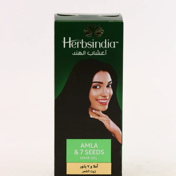 زيت شعر هيربس إنديا أملا و7 بذور - Herbsindia Amla & 7 Seeds Hair Oil - 180 مل