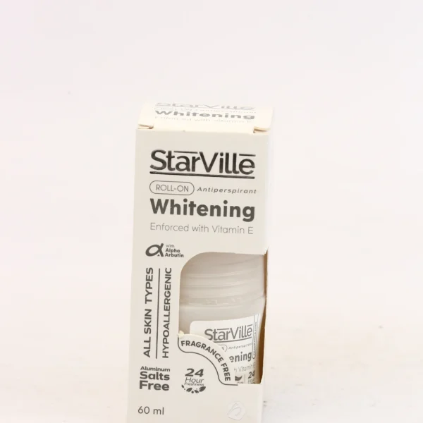 رول أون ستارفيل وايتنينج بدون عطر - StarVille Whitening Roll-On Fragrance Free - 60 مل