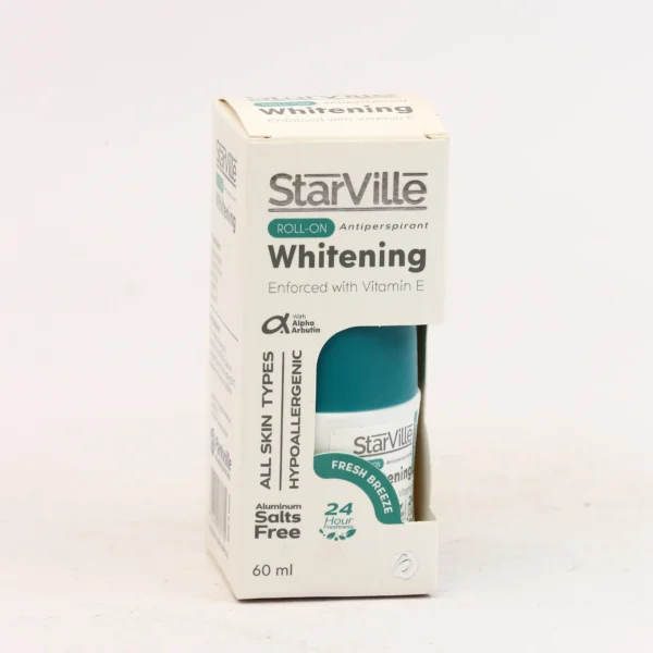رول أون ستارفيل وايتنينج فريش بريز - StarVille Whitening Roll-On Fresh Breeze - 60 مل