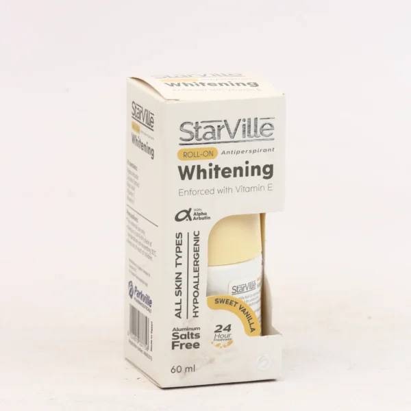 رول أون ستارفيل وايتنينج سويت فانيلا - StarVille Whitening Roll-On Sweet Vanilla - 60 مل