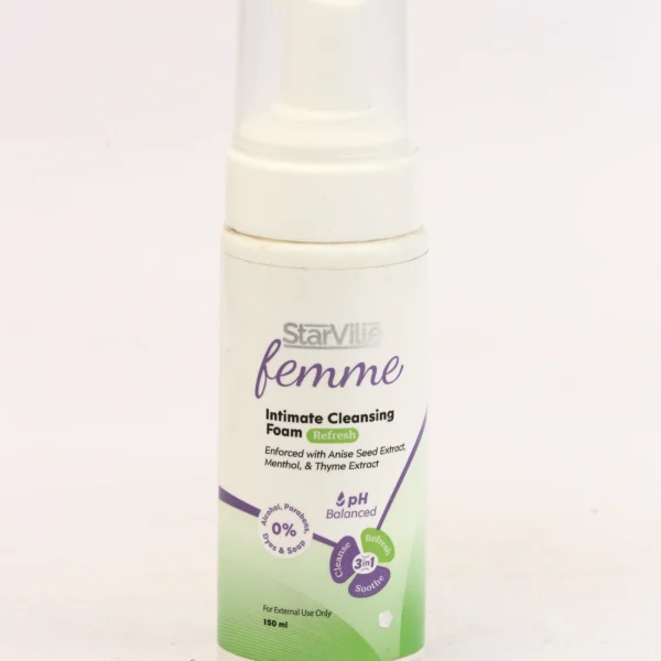 فوم ستارفيل فيم للمناطق الحساسة ريفريش - StarVille Femme Intimate Cleansing Foam Refresh - 150 مل