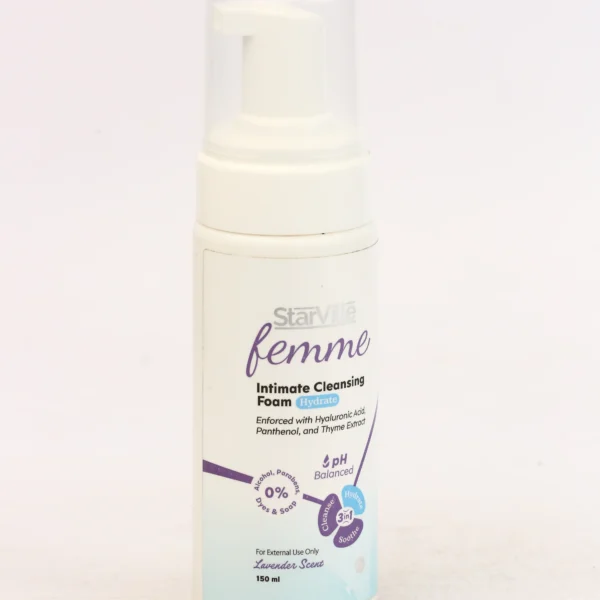 فوم ستارفيل فيم للمناطق الحساسة هايدريت - StarVille Femme Intimate Cleansing Foam Hydrate - 150 مل