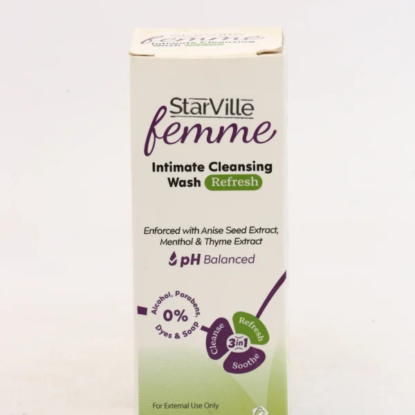 غسول ستارفيل فيم للمناطق الحساسة ريفريش - StarVille Femme Intimate Cleansing Wash Refresh - 200 مل