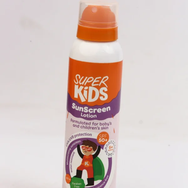 سوبر كيدز لوشن واقي شمس SPF50+ 200 مل | Super Kids Sunscreen Lotion SPF50+ 200ml