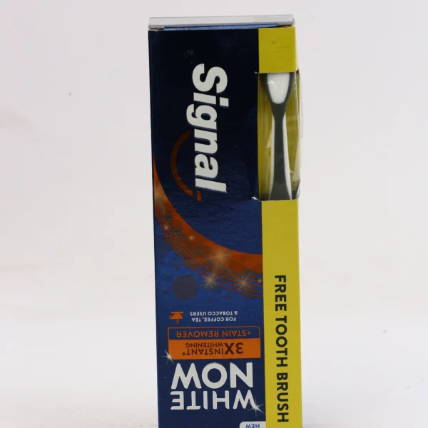 معجون سيجنال وايت ناو مع فرشاة | Signal White Now Toothpaste + Free Toothbrush