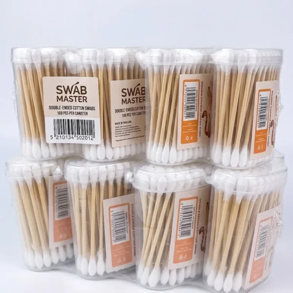 أعواد قطن سواب ماستر 100 قطعة